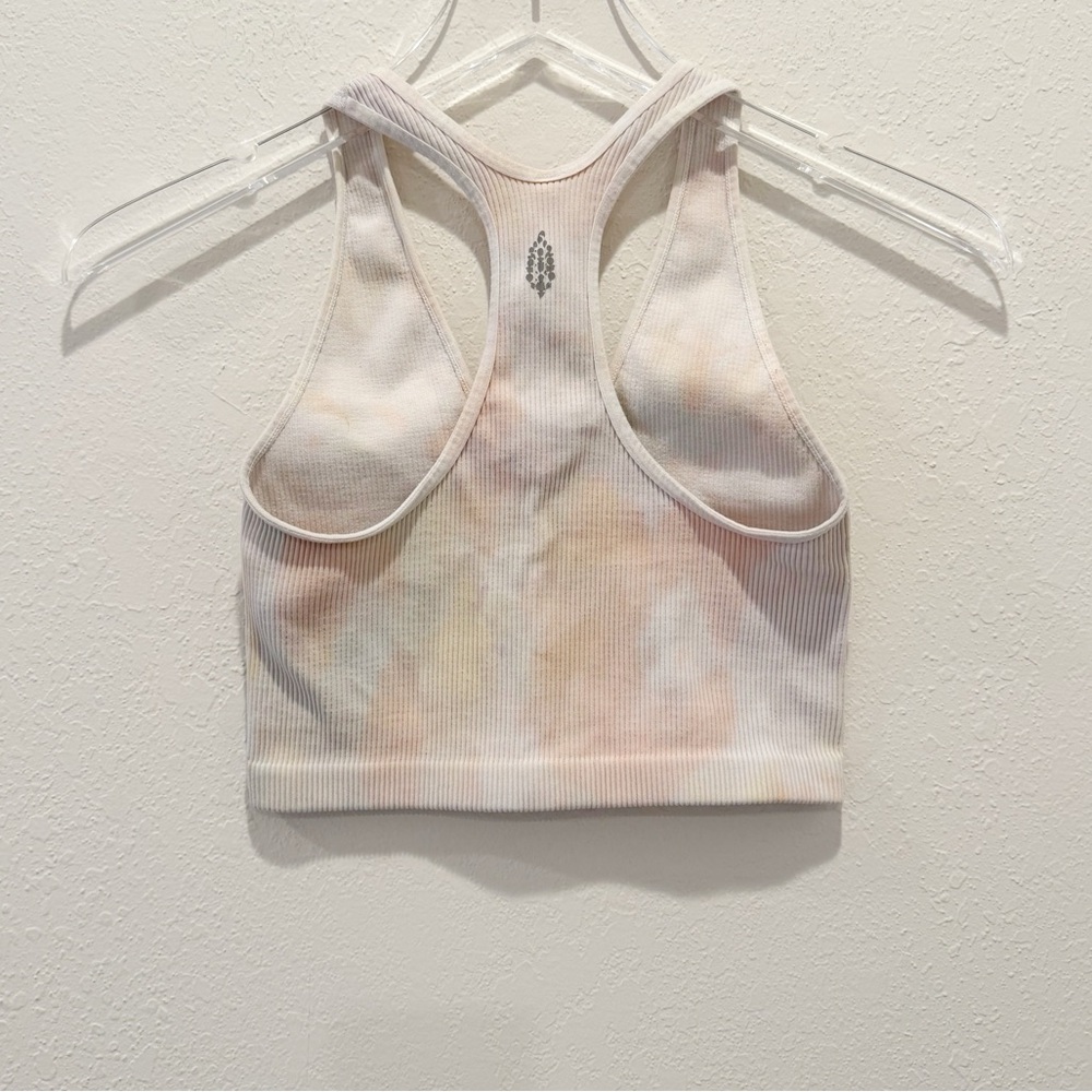 FREE PEOPLE MOVEMENT Free Throw Rainbow Tie Dye Sports Bra - Picture 3 of 5